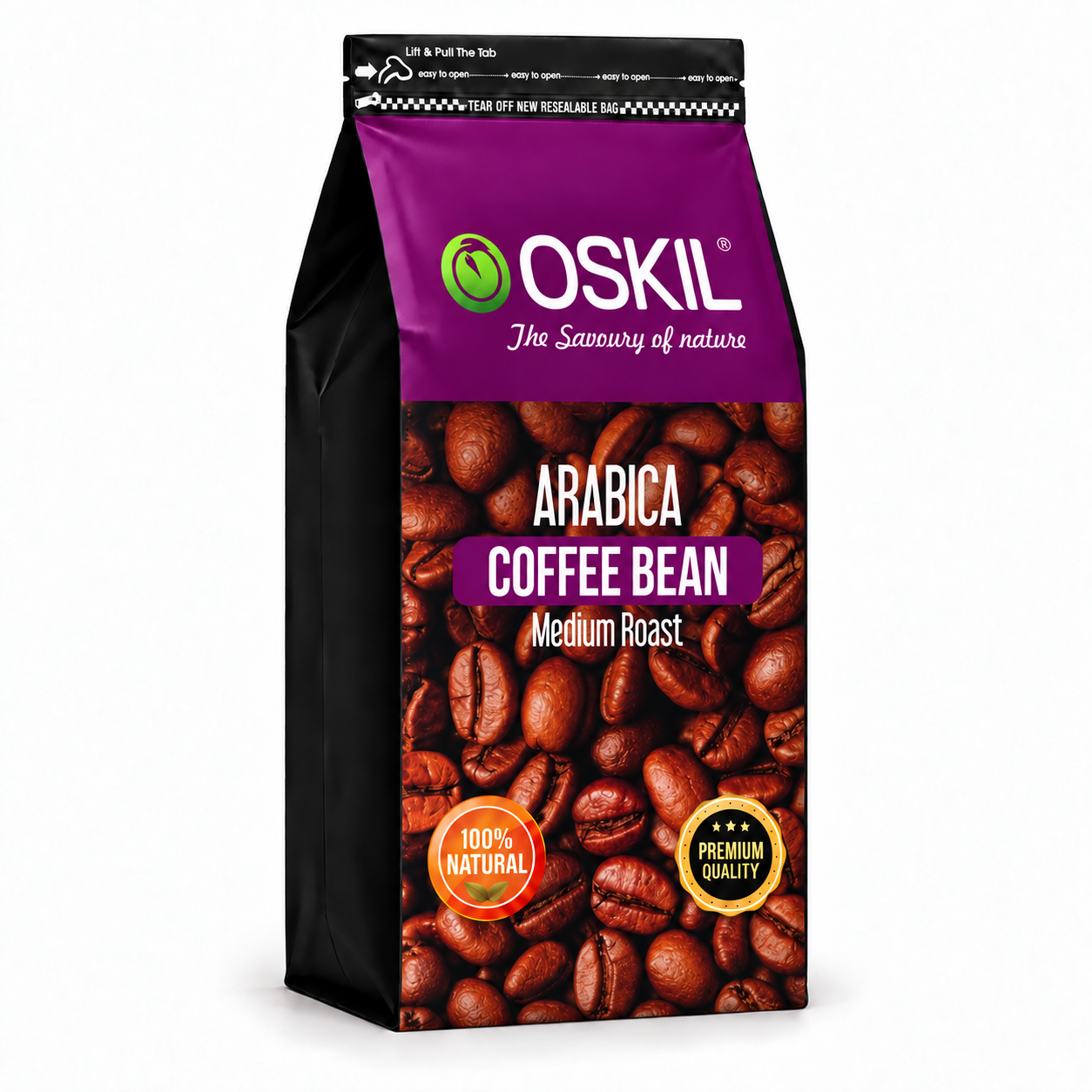 Oskil Arabica Coffee Beans Medium Roast 170g - Image 3