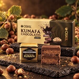 Hazelnut Kunafa Chocolate