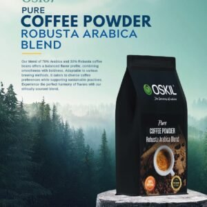 Oskil 100% Pure Robusta Arabica Blend Coffee Powder - 200g