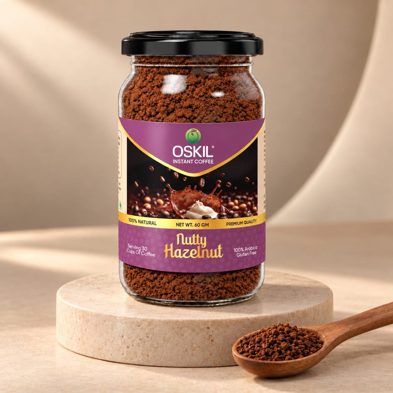 Nutty Hazelnut Instant Coffee - Image 3